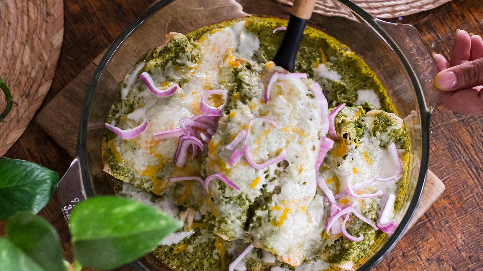 Enchiladas Saludables con Tortillas de Coliflor | Receta Fácil y Rica en Verduras