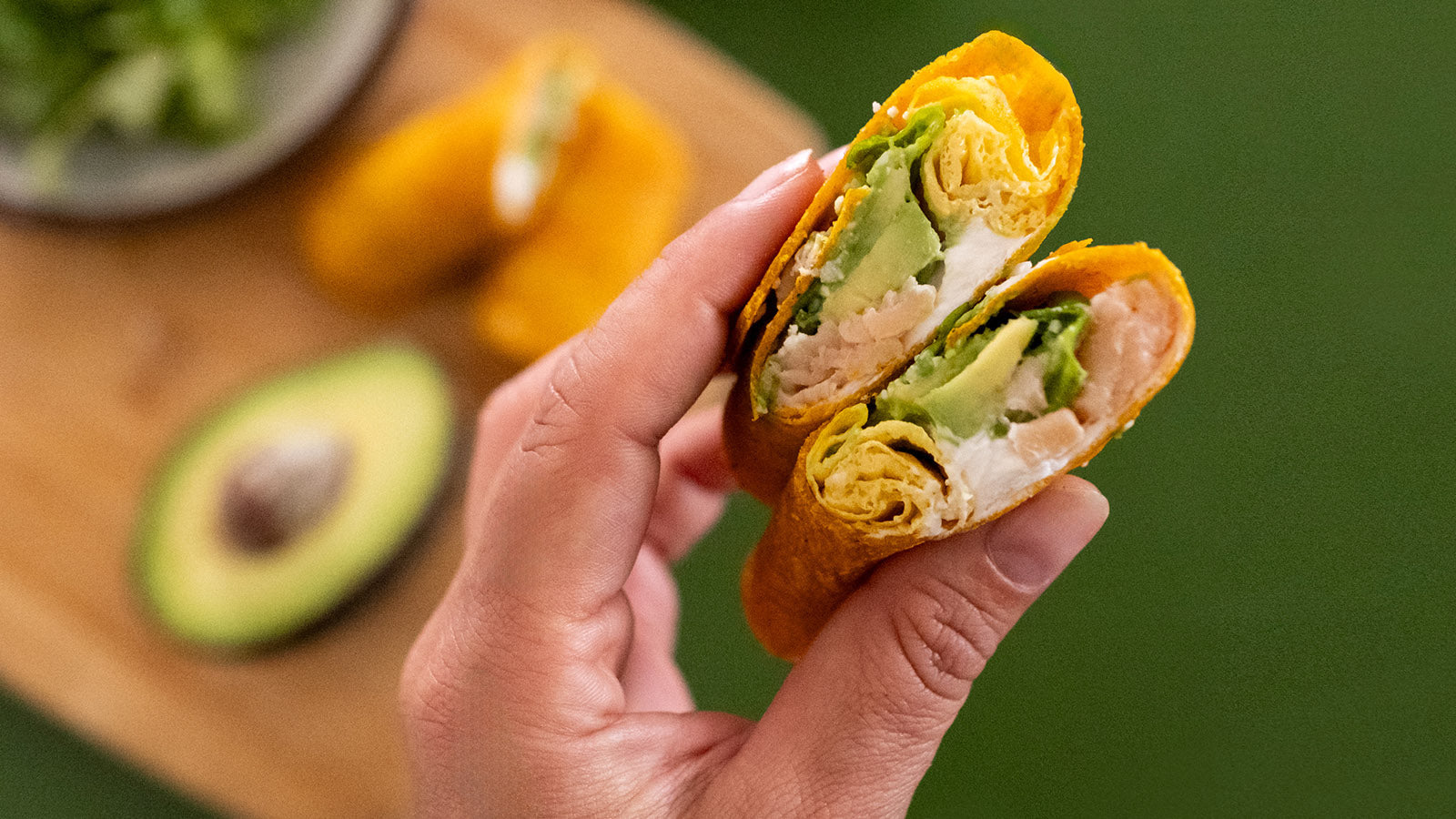 Tortillas saludables hechas con verduras Yita