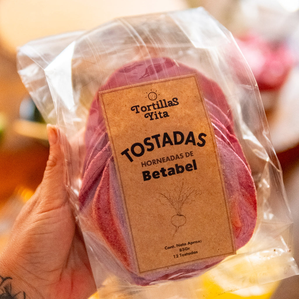 Tostadas de Betabel